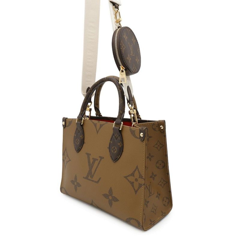 ルイヴィトン ハンドバッグ モノグラム・リバース ジャイアント オンザゴーPM M46373 2way