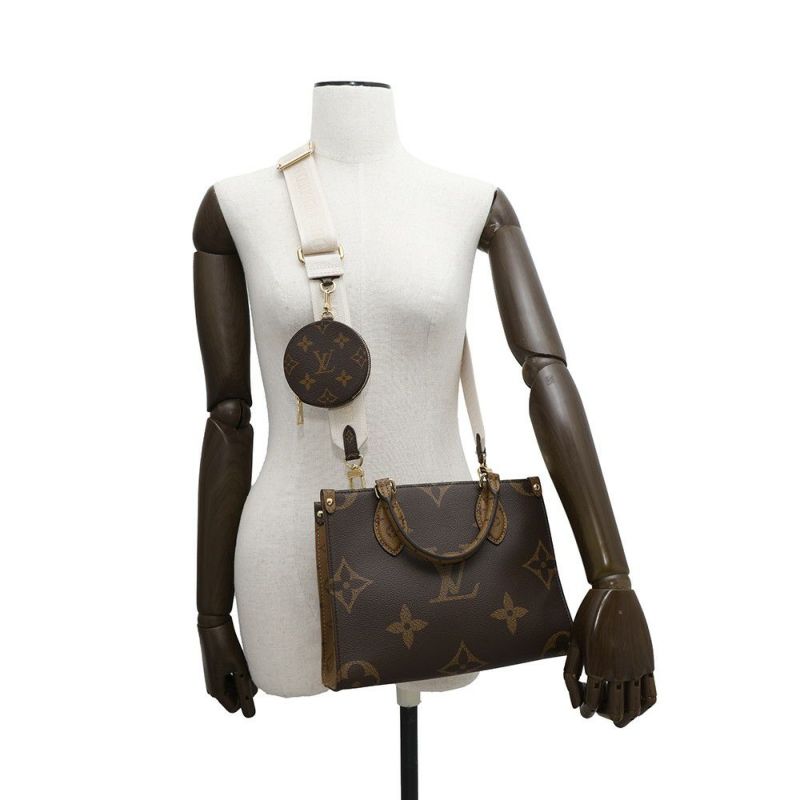 ルイヴィトン ハンドバッグ モノグラム・リバース ジャイアント オンザゴーPM M46373 2way
