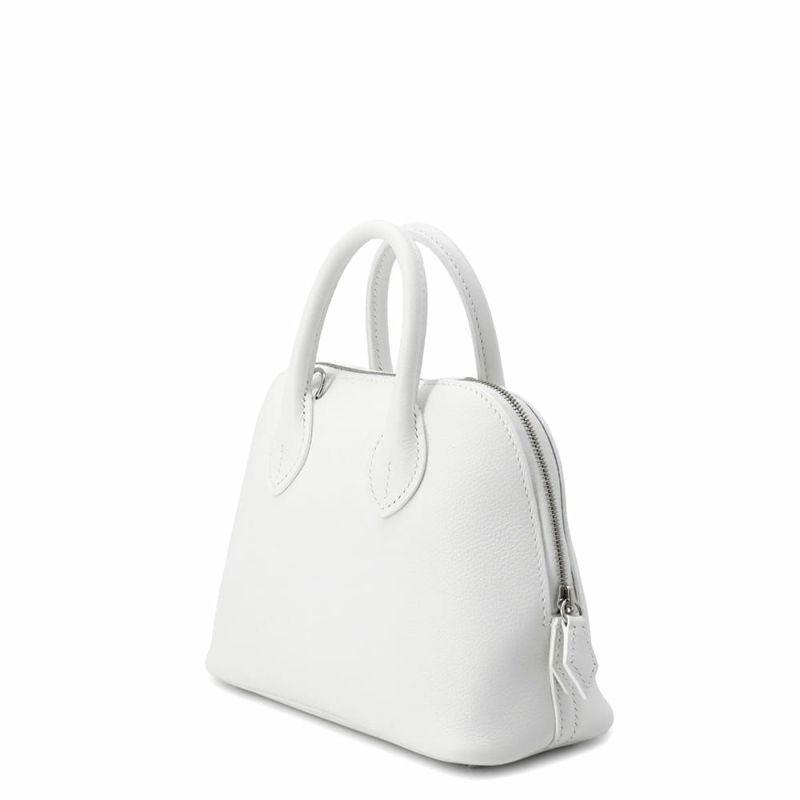 エルメス ボリード1923 ミニ ニューホワイト/シルバー金具 エバーカラー K刻印 HERMES 2wayショルダー 白