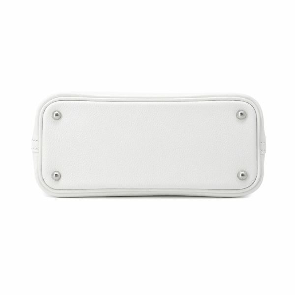 エルメス ボリード1923 ミニ ニューホワイト/シルバー金具 エバーカラー K刻印 HERMES 2wayショルダー 白