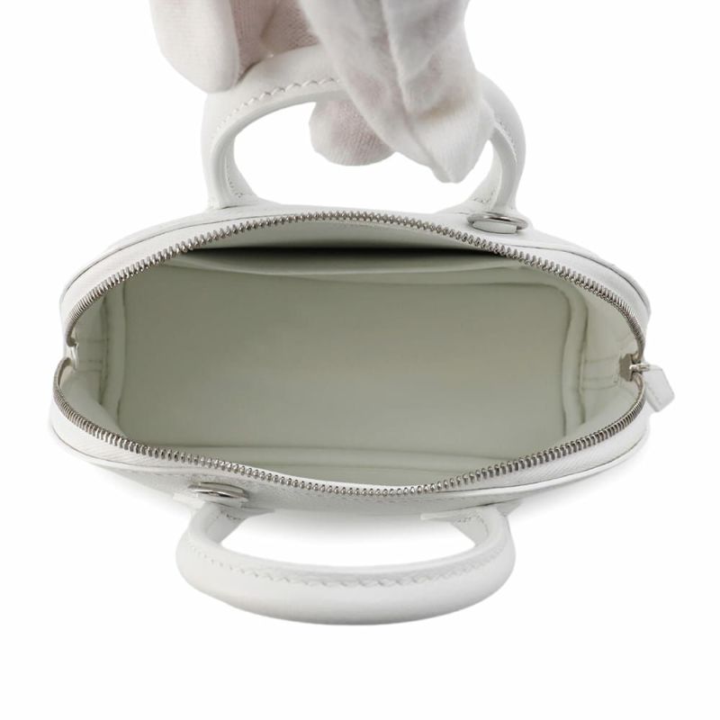 エルメス ボリード1923 ミニ ニューホワイト/シルバー金具 エバーカラー K刻印 HERMES 2wayショルダー 白