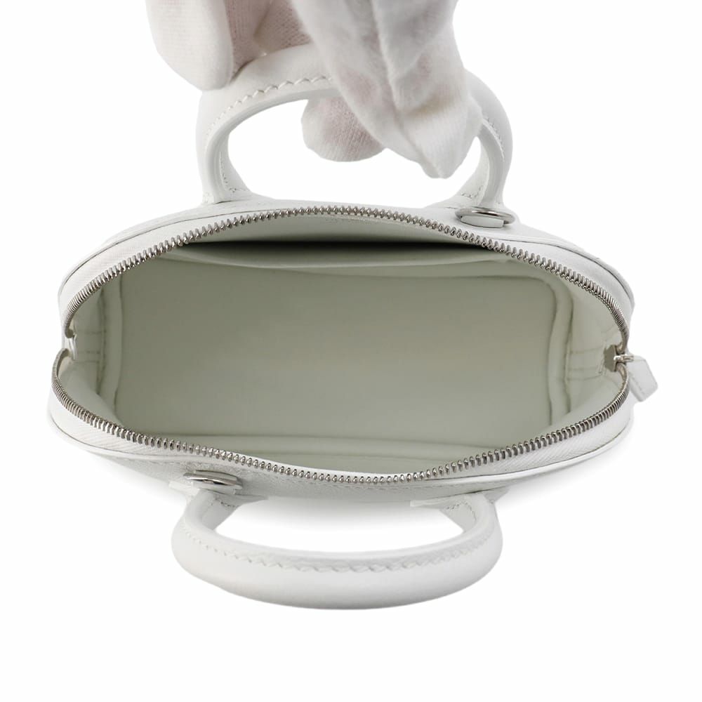 エルメス ボリード1923 ミニ ニューホワイト/シルバー金具 エバーカラー K刻印 HERMES 2wayショルダー 白