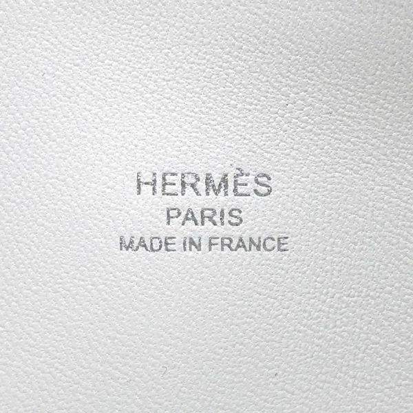 エルメス ボリード1923 ミニ ニューホワイト/シルバー金具 エバーカラー K刻印 HERMES 2wayショルダー 白