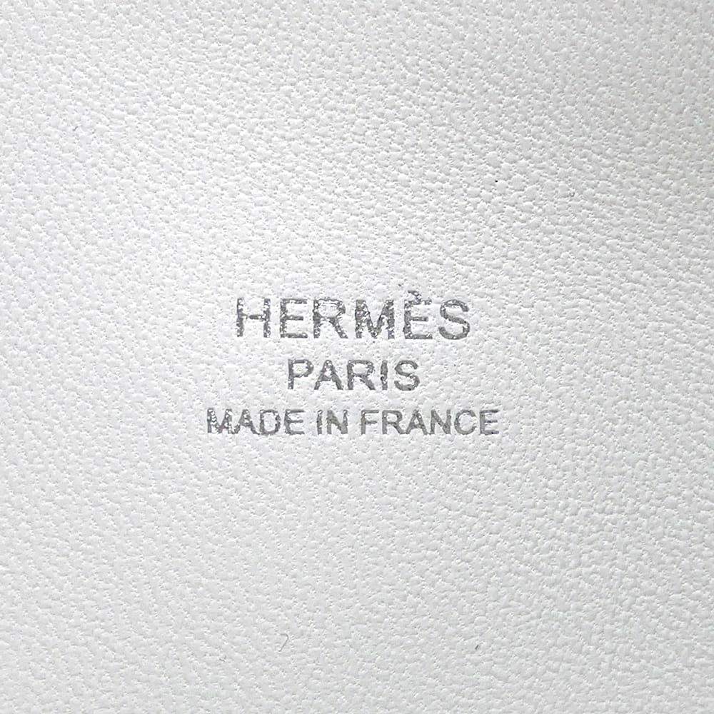 エルメス ボリード1923 ミニ ニューホワイト/シルバー金具 エバーカラー K刻印 HERMES 2wayショルダー 白