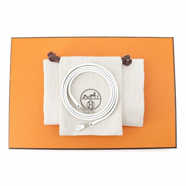 エルメス ボリード1923 ミニ ニューホワイト/シルバー金具 エバーカラー K刻印 HERMES 2wayショルダー 白