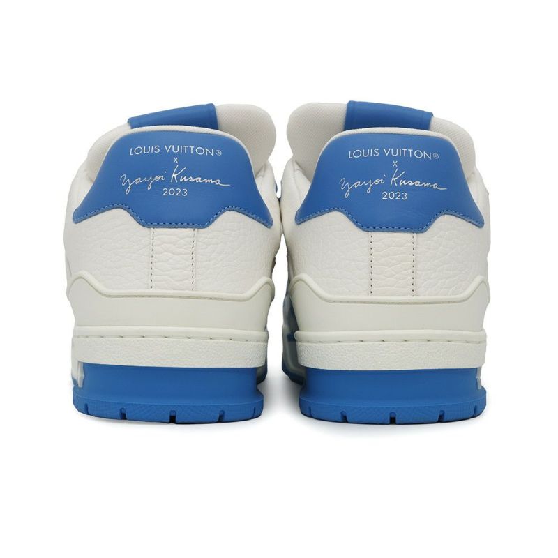 ルイヴィトン スニーカー モノグラム LV×YK トレイナーライン メンズサイズ6 1/2 1ABD1G 靴 白 ホワイト 草間彌生