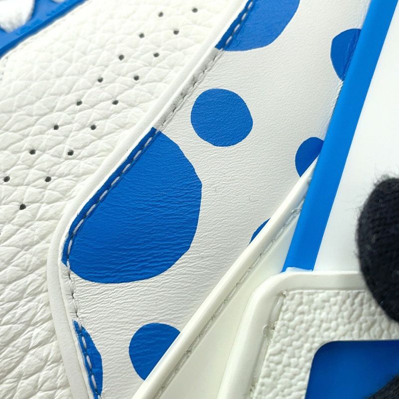 ルイヴィトン スニーカー モノグラム LV×YK トレイナーライン メンズサイズ6 1/2 1ABD1G 靴 白 ホワイト 草間彌生