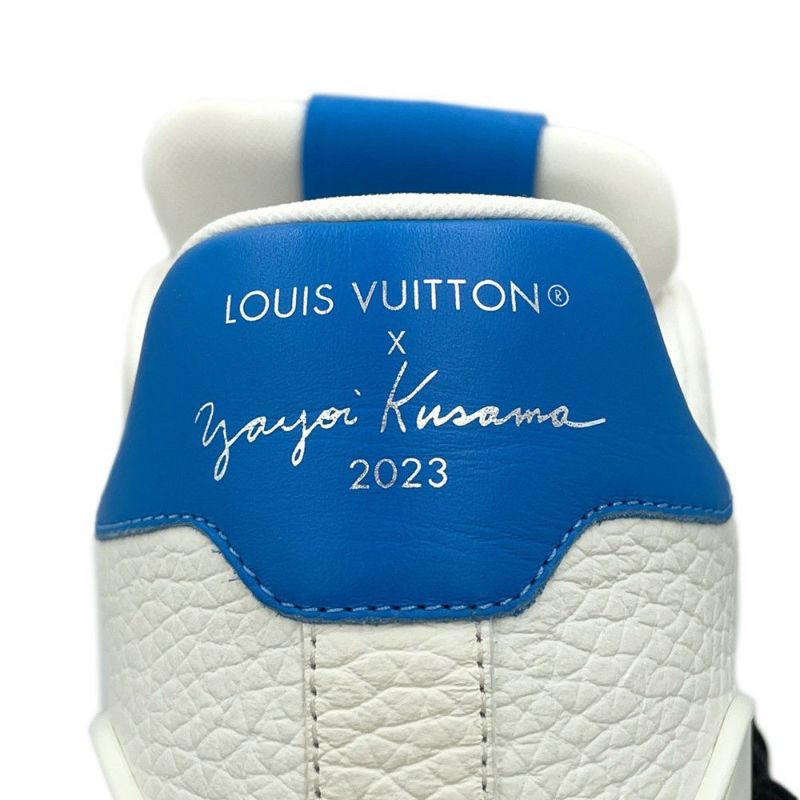 ルイヴィトン スニーカー モノグラム LV×YK トレイナーライン メンズサイズ6 1/2 1ABD1G 靴 白 ホワイト 草間彌生