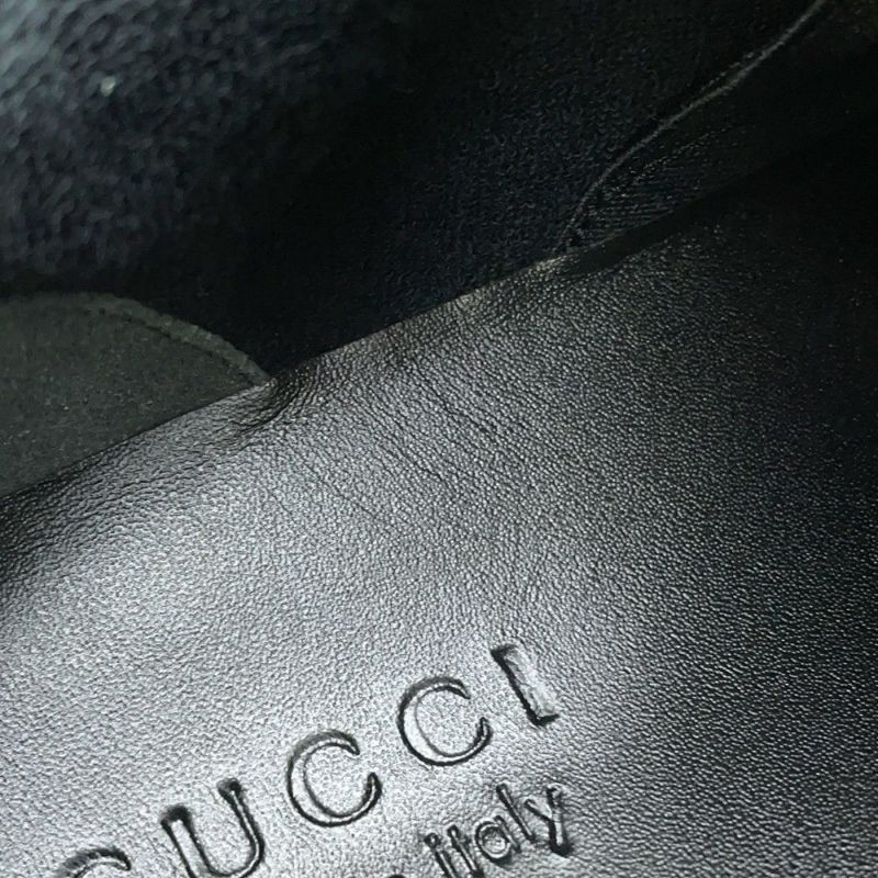 グッチ スニーカー スクリーナー GGスプリーム メンズサイズ9 1/2 763525 GUCCI 靴 黒