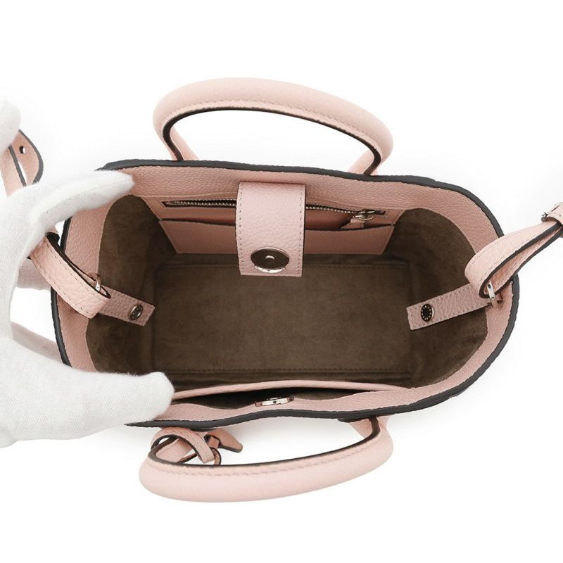 ボナベンチュラ ハンドバッグ ミア トートバッグ22 シュリンクカーフレザー BONAVENTURA 2way