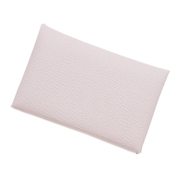 エルメス カードケース カルヴィ モーヴペール/シルバー金具 シェブルミゾル W刻印 HERMES 名刺入れ シェーブル