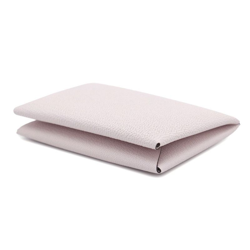 エルメス カードケース カルヴィ モーヴペール/シルバー金具 シェブルミゾル W刻印 HERMES 名刺入れ シェーブル