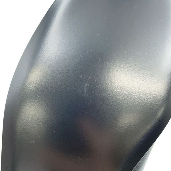 シャネル フラットシューズ バレリーナシューズ リボン ココマーク ラムスキン パテント G02819 レディースサイズ37C CHANEL 黒