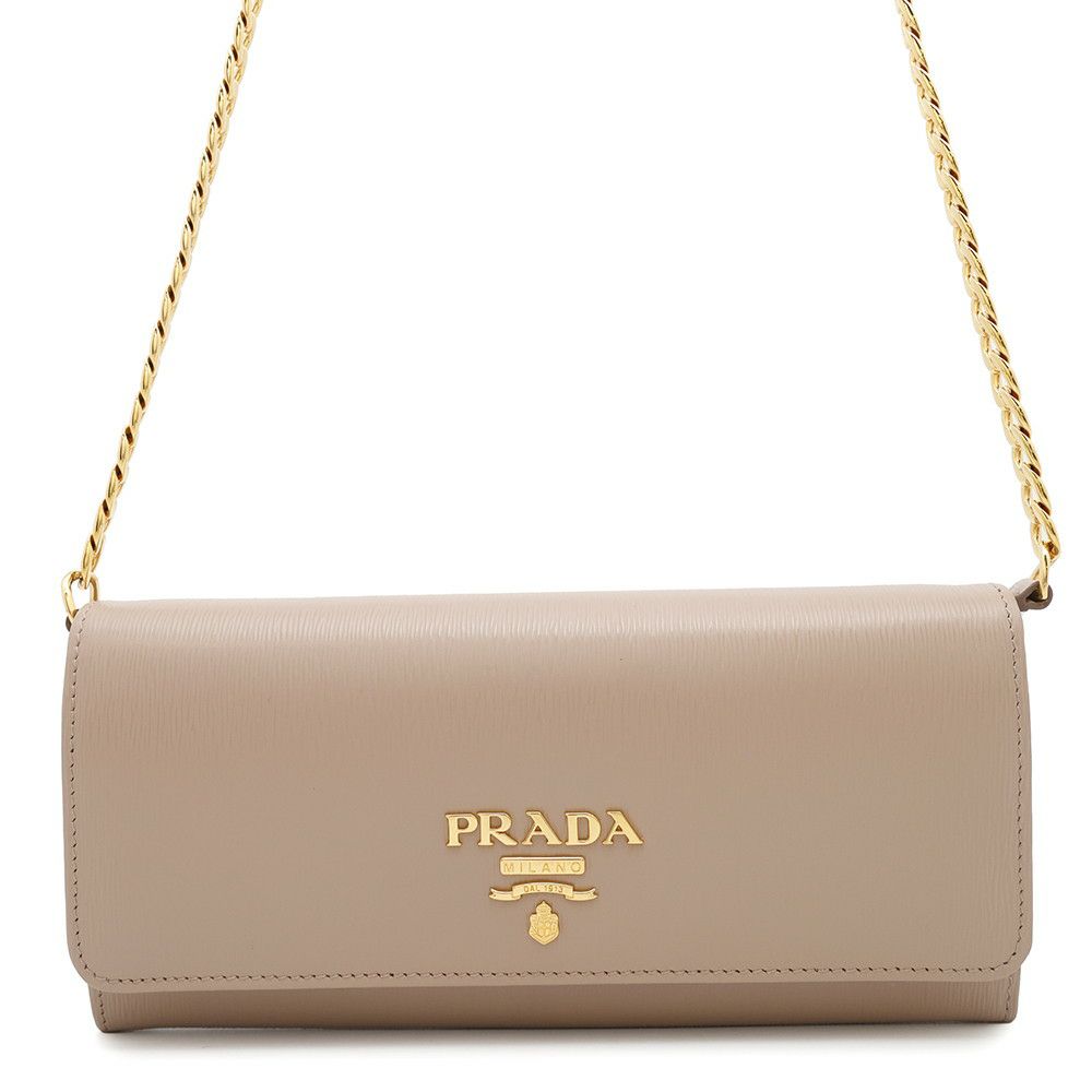 プラダ チェーンウォレット レザー 1MT290 PRADA 財布
