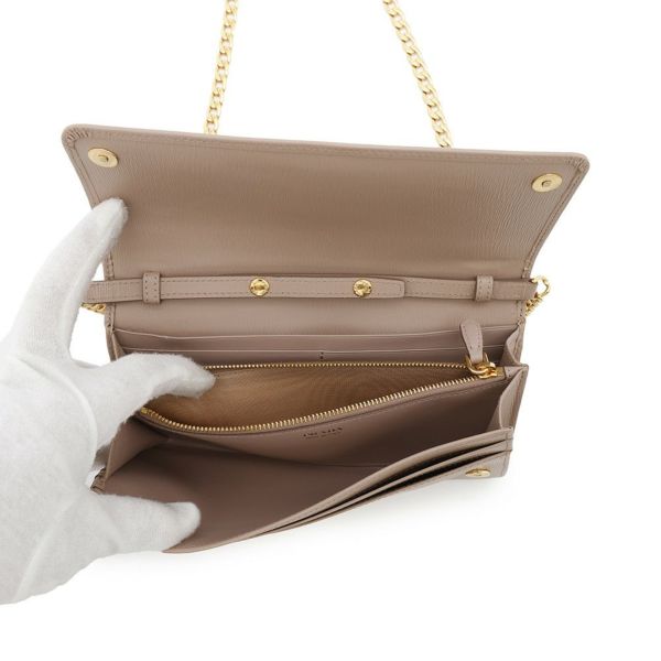 プラダ チェーンウォレット レザー 1MT290 PRADA 財布