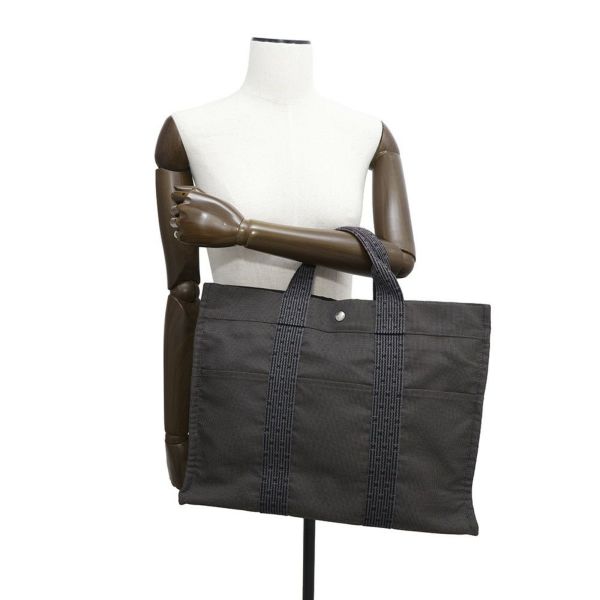 エルメス ハンドバッグ エールライントートMM キャンバス HERMES バッグ トートバッグ