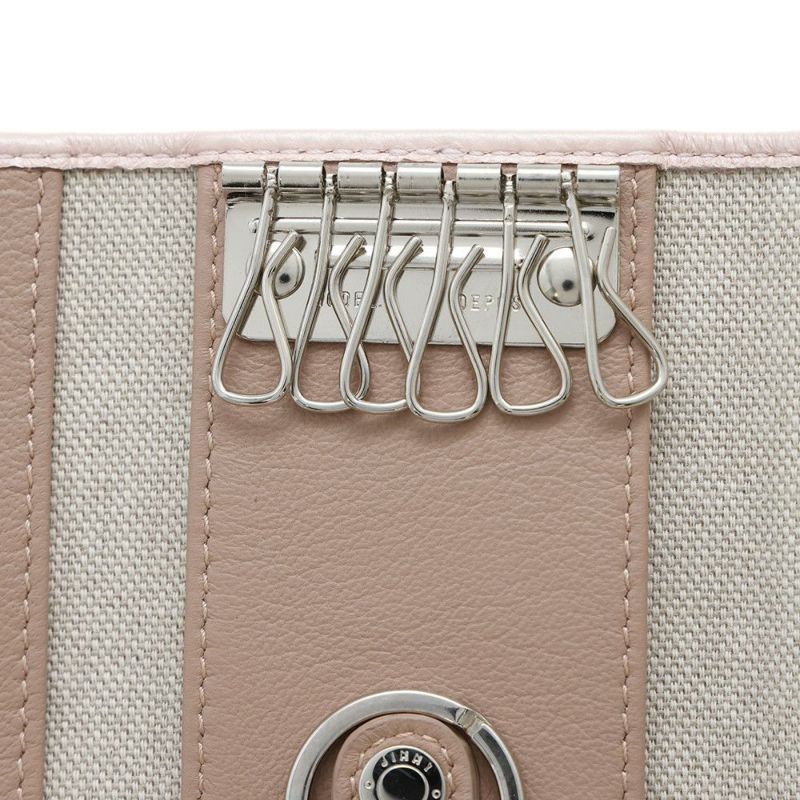 ジミーチュウ 6連 キーケース スタースタッズ レザー ラインストーン JIMMY CHOO