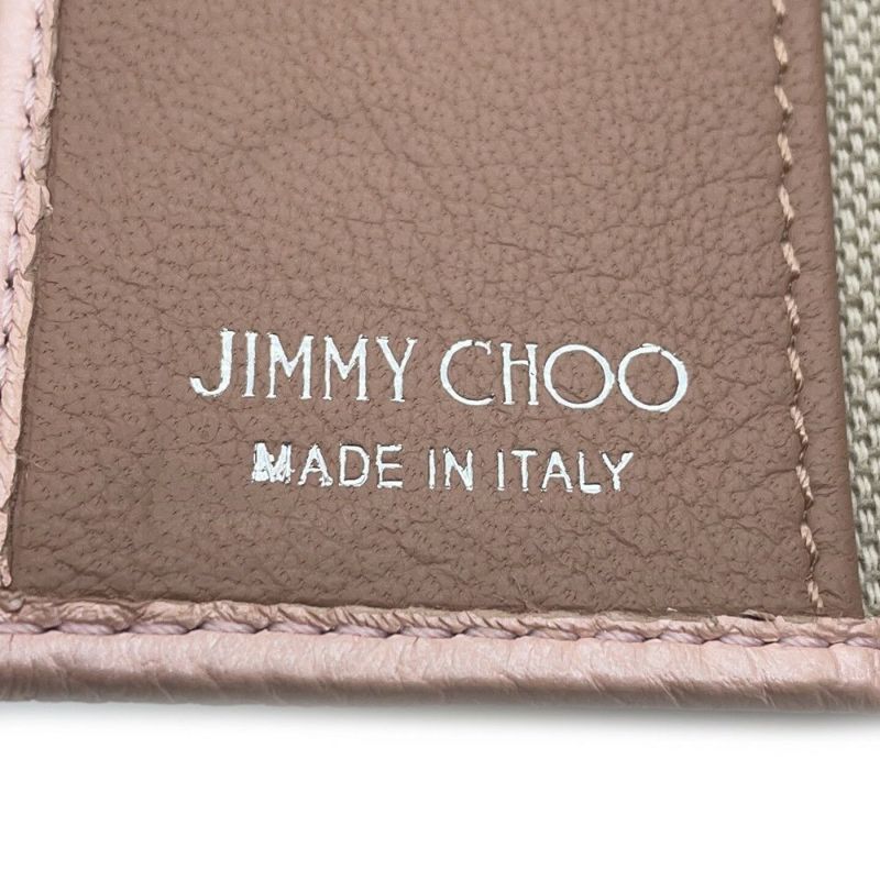 ジミーチュウ 6連 キーケース スタースタッズ レザー ラインストーン JIMMY CHOO