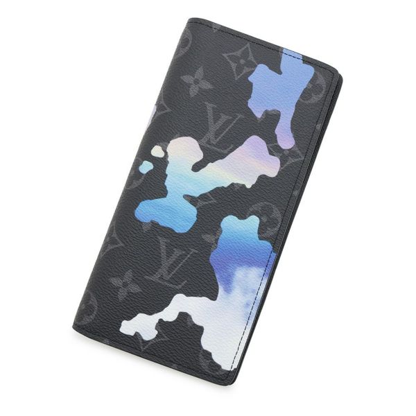 ルイヴィトン 長財布 モノグラム・エクリプス ポルトフォイユ・ブラザ NM M81752 ルーム・ウィズ・ア・ビュー ブラック 黒