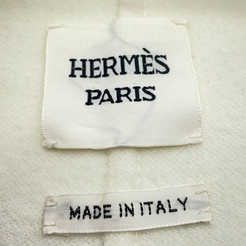 エルメス ロングジレ セリエボタン カシミヤ レディースサイズ42 HERMES ベスト