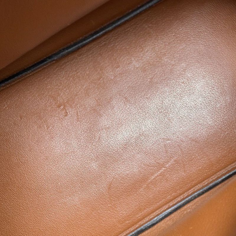 エルメス バーキン35 ブラウン/ゴールド金具 オーストリッチ □C刻印 HERMES Birkin ハンドバッグ