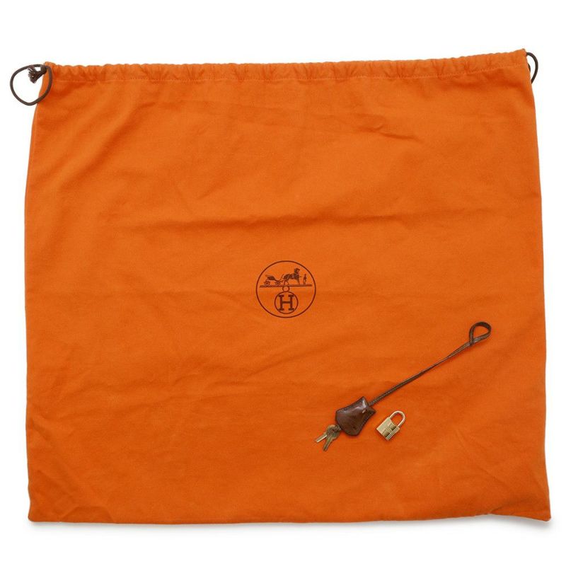 エルメス バーキン35 ブラウン/ゴールド金具 オーストリッチ □C刻印 HERMES Birkin ハンドバッグ