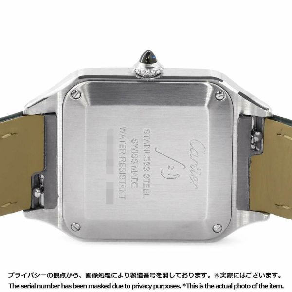 カルティエ サントスデュモンSM WSSA0023 Cartier 腕時計 クォーツ シルバー文字盤