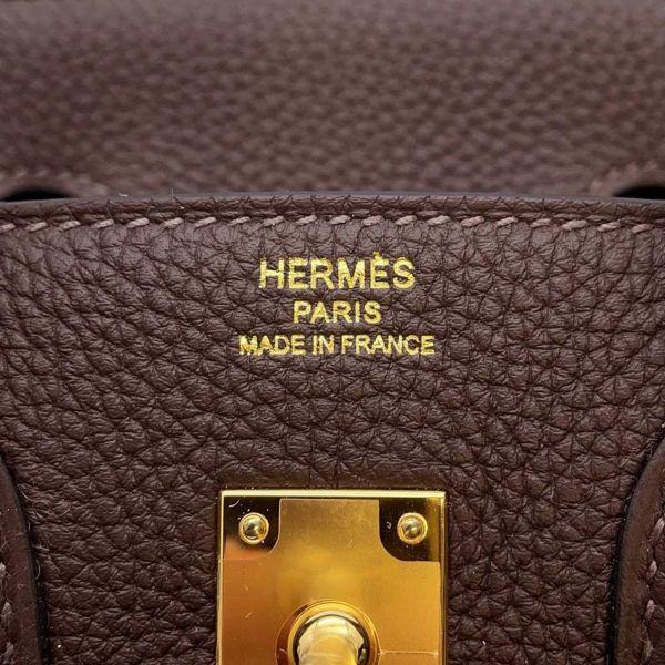 エルメス バーキン25 ルージュセリエ/ゴールド金具 トゴ B刻印 HERMES Birkin ハンドバッグ