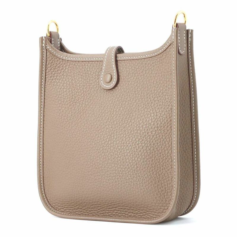 エルメス エブリンTPM アマゾン エトゥープ/ブルーインディゴ/ゴールド金具 トリヨンクレマンス B刻印