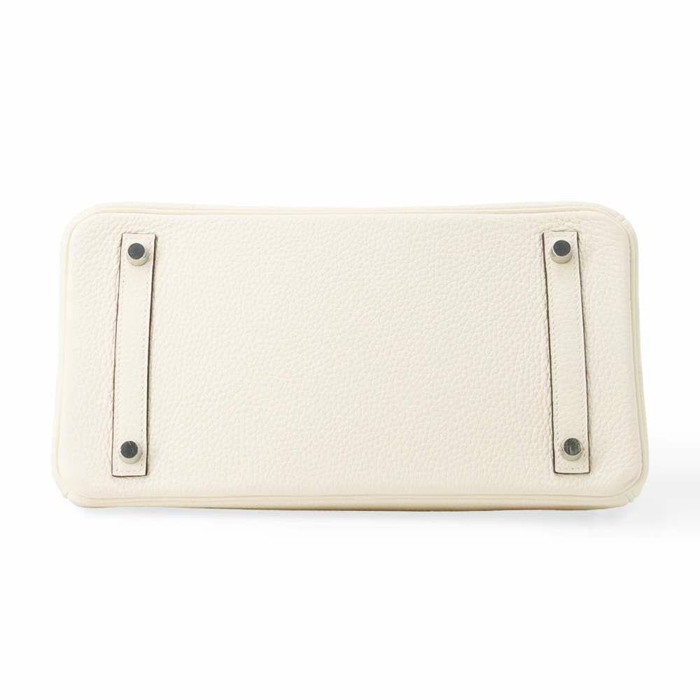 エルメス バーキン30 ナタ/シルバー金具 トゴ U刻印 HERMES Birkin ハンドバッグ