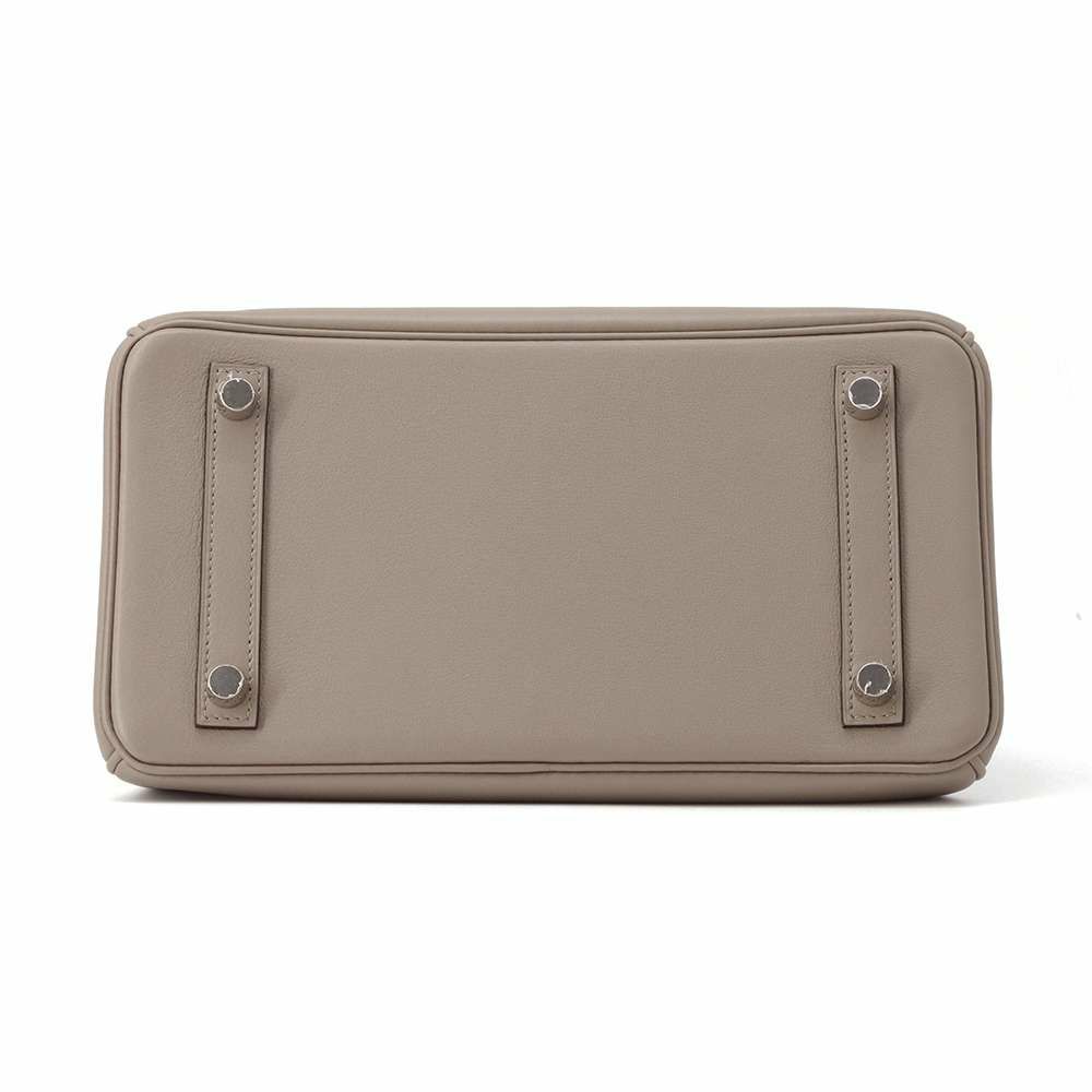 エルメス バーキン25 グリアスファルト/シルバー金具 スイフト A刻印 HERMES Birkin ハンドバッグ