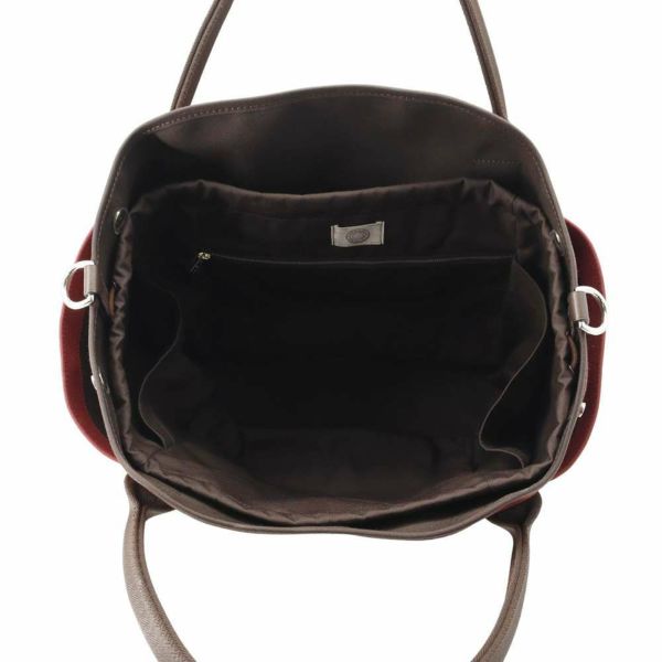 エルメス サックドパンサージュ グルーム SAC DE PANSAGE GROOM ルージュアッシュ/ショコラ/シルバー金具 B刻印 2way