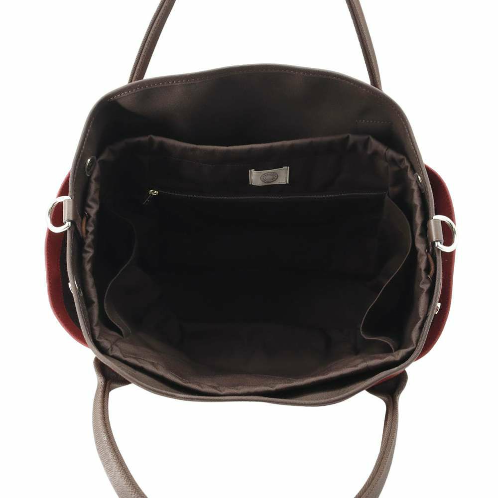 エルメス サックドパンサージュ グルーム SAC DE PANSAGE GROOM ルージュアッシュ/ショコラ/シルバー金具 B刻印 2way