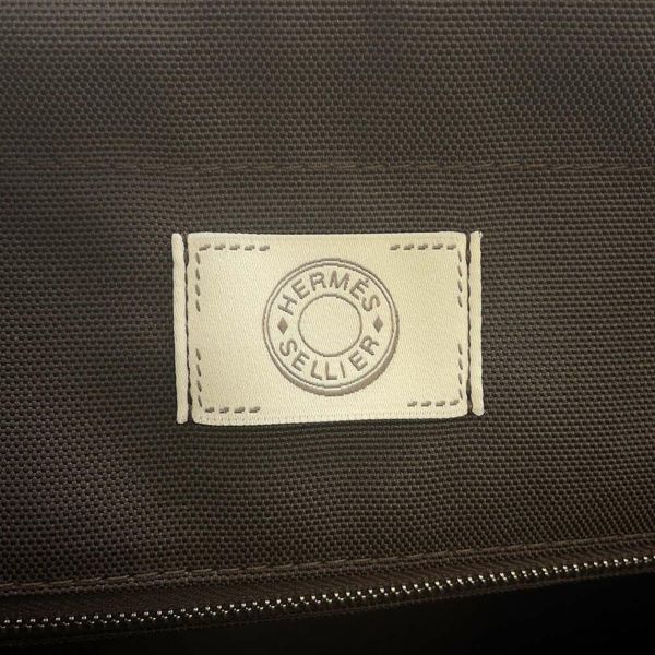 エルメス サックドパンサージュ グルーム SAC DE PANSAGE GROOM ルージュアッシュ/ショコラ/シルバー金具 B刻印 2way