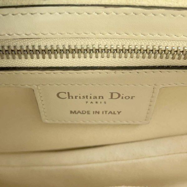 クリスチャン・ディオール サドルバッグ レザー Christian Dior バッグ 白