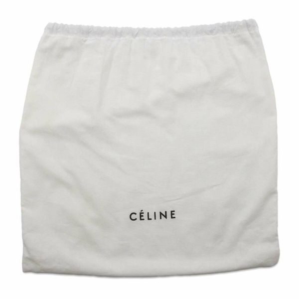 セリーヌ ハンドバッグ ラゲージマイクロショッパー レザー ヌバック 167793 CELINE バッグ 黒 白