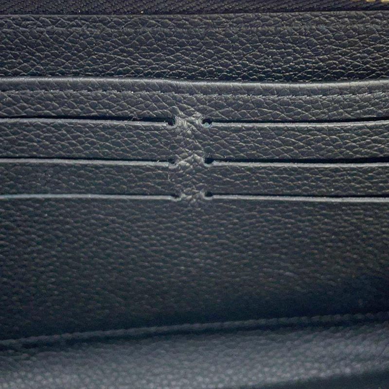 ルイヴィトン 長財布 モノグラム・アンプラント ジッピー・ウォレット M80481 黒 ブラック ラウンドファスナー