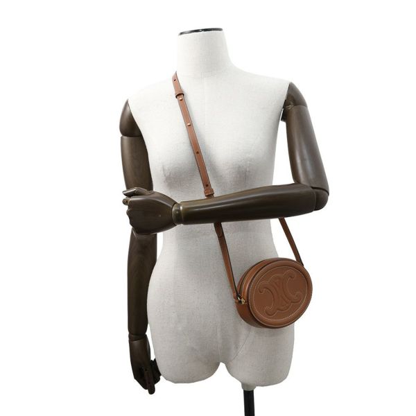 セリーヌ ショルダーバッグ オーバルパース キュイルトリオンフ 10I703DPQ CELINE