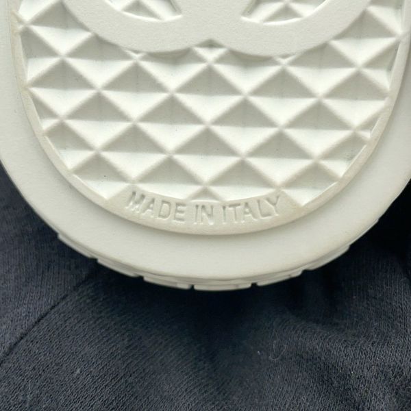 シャネル スニーカー ココマーク ローカット レースアップ レディースサイズ38C CHANEL 靴