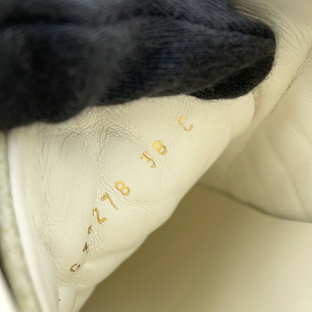 シャネル スニーカー ココマーク ローカット レースアップ レディースサイズ38C CHANEL 靴