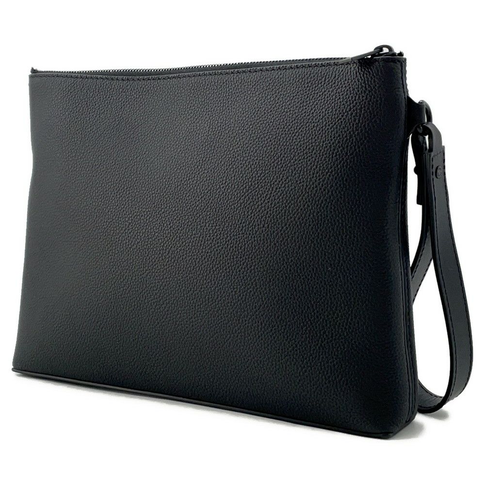 ルイヴィトン クラッチバッグ グレインレザー テイクオフ・ポーチ M69837 LOUIS VUITTON ブラック 黒