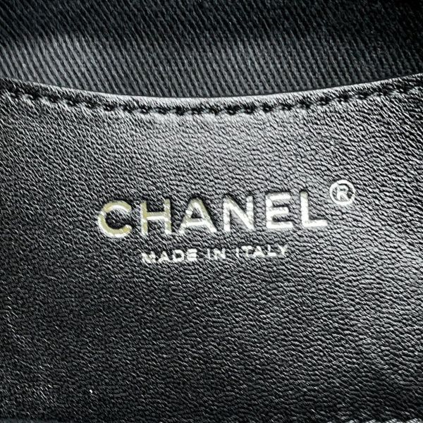 シャネル チェーンショルダーバッグ ココマーク マドモアゼル チェーンボーリングバッグ パテントレザー CHANEL バッグ