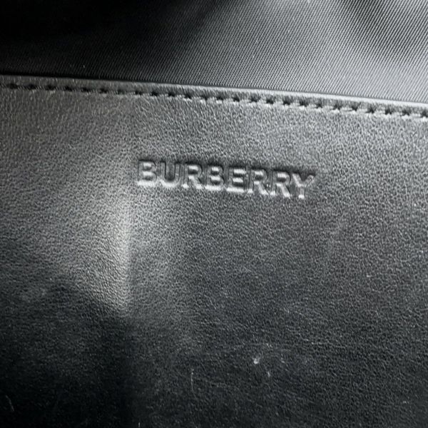 バーバリー ボディバッグ ロゴ ナイロン 8025668 BURBERRY ウエストポーチ 黒