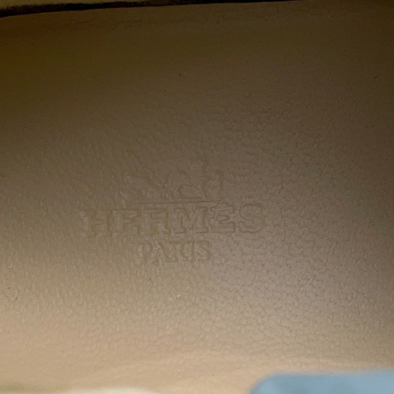 エルメス ショートブーツ フレッシュ ナイロン/レザー メンズサイズ42 HERMES 黒 メンズ