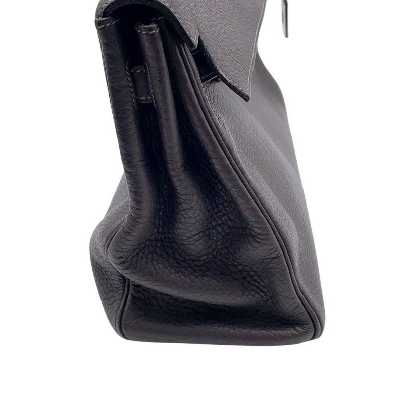 エルメス ハンドバッグ ケリー32 内縫い グラファイト/シルバー金具 トゴ □E刻印 2wayショルダー