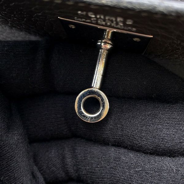 エルメス ハンドバッグ ケリー32 内縫い グラファイト/シルバー金具 トゴ □E刻印 2wayショルダー