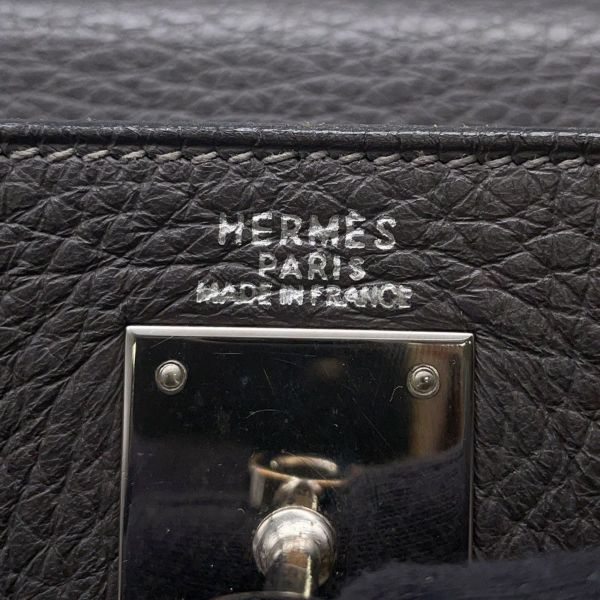 エルメス ハンドバッグ ケリー32 内縫い グラファイト/シルバー金具 トゴ □E刻印 2wayショルダー