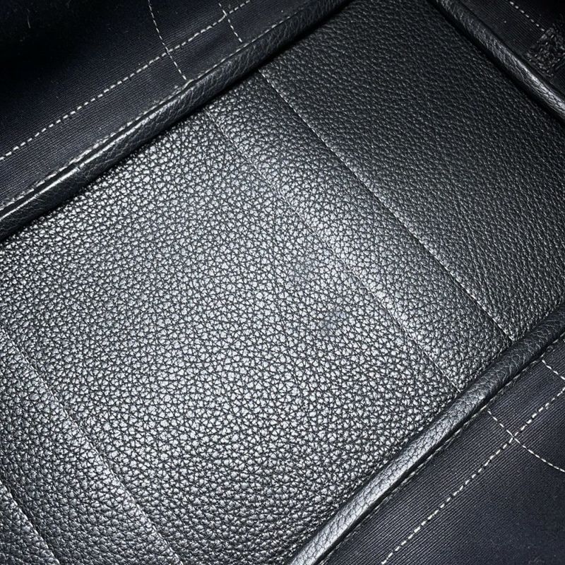 エルメス トートバッグ ガーデンパーティPM ブラック/シルバー金具 トワルアッシュ/ネゴンダ □G刻印 HERMES Garden Party 黒