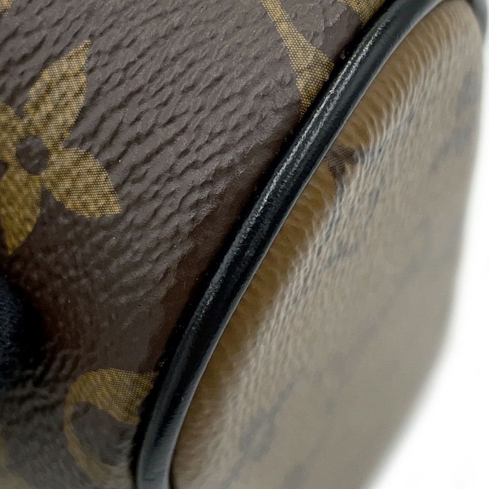 ルイヴィトン ハンドバッグ モノグラム・リバース ヴァニティ・チェーン ポーチ M47125 LOUIS VUITTON 2way ブラック 黒