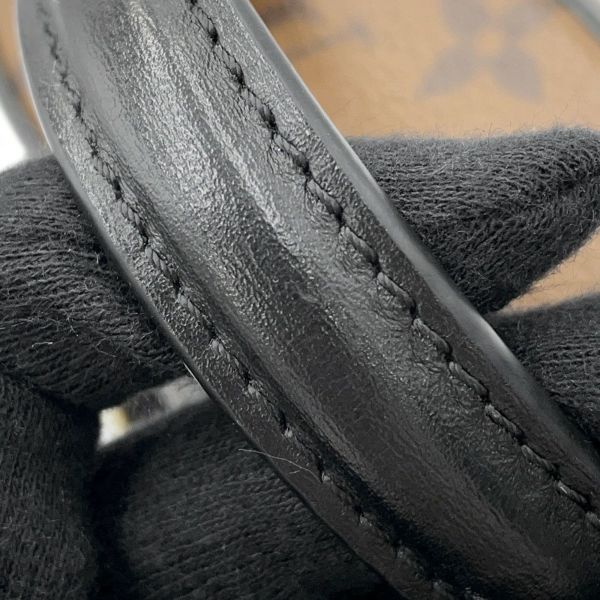 ルイヴィトン ハンドバッグ モノグラム・リバース ヴァニティ・チェーン ポーチ M47125 LOUIS VUITTON 2way ブラック 黒